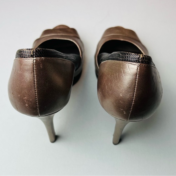 BCBGMAXAZRIA Women’s Classic Slip On Open Toe High Heels Size 10B - Picture 3 of 7